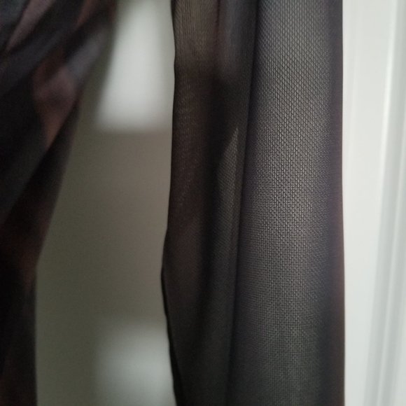 Rachel Zoe Sheer Top with Black Undershirt attached - Picture 7 of 9